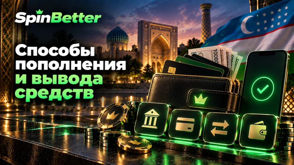 Способы пополнения и вывода средств