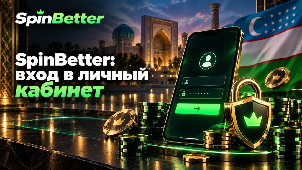 SpinBetter: вход в личный кабинет